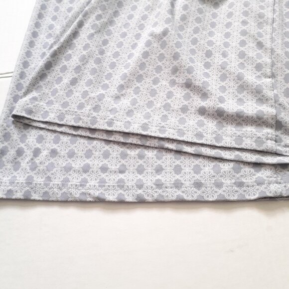Pajamagram Naturally Nude Pajamas Light Blue Geo Print Size MT Tall - Picture 12 of 16